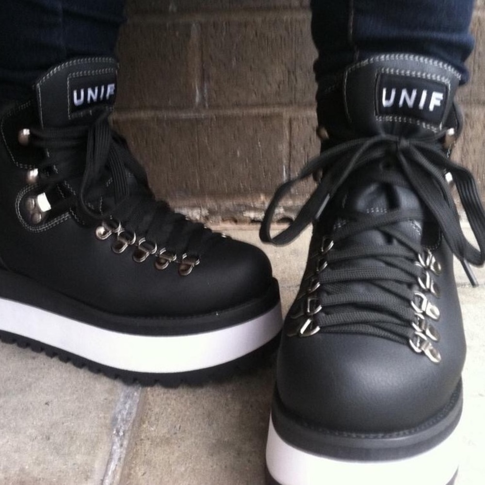 UNIF Platform WERK Hiker Boots